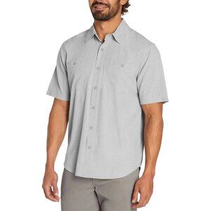 NWT Orvis Light Gray Casual Button Down Shirt XL